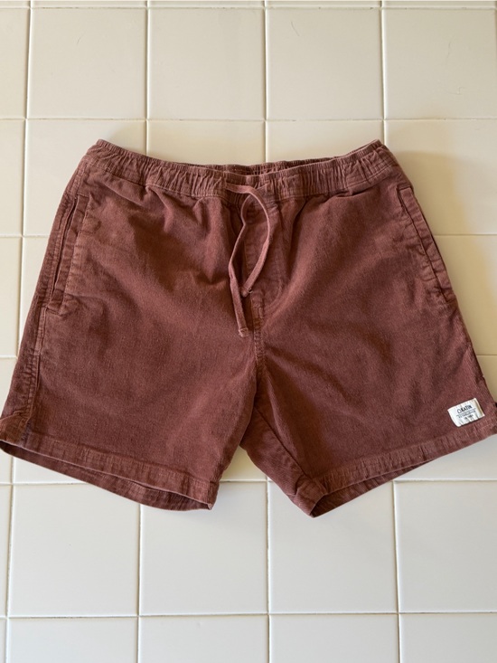 Katin Other - Katin Corduroy Shorts Brown Elastic Waist Drawstring Size M